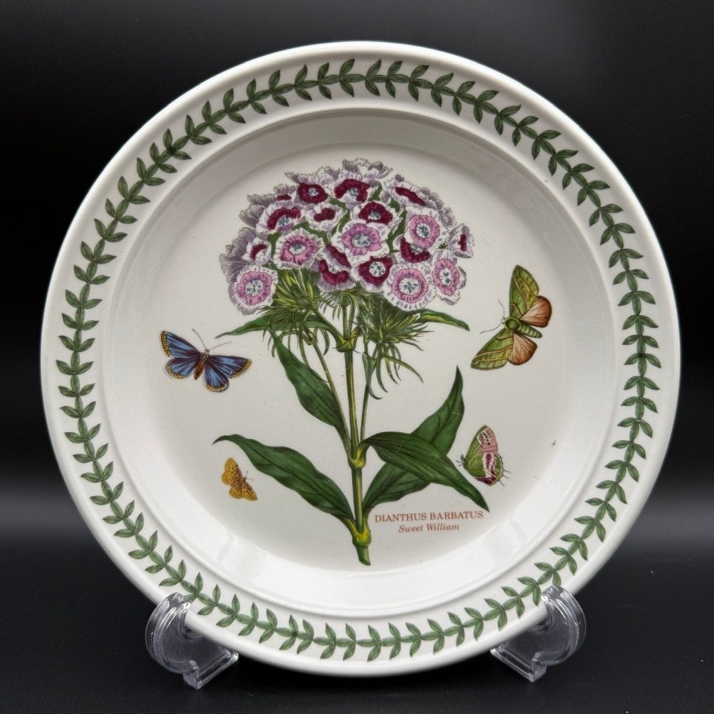 Vintage Portmeirion Botanic Garden Salad Plate 8.5" Sweet William Floral Cottage